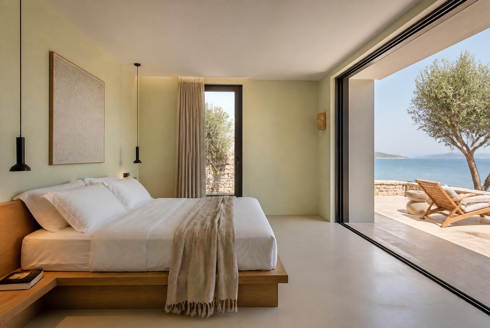 Master suite with sea view terrace